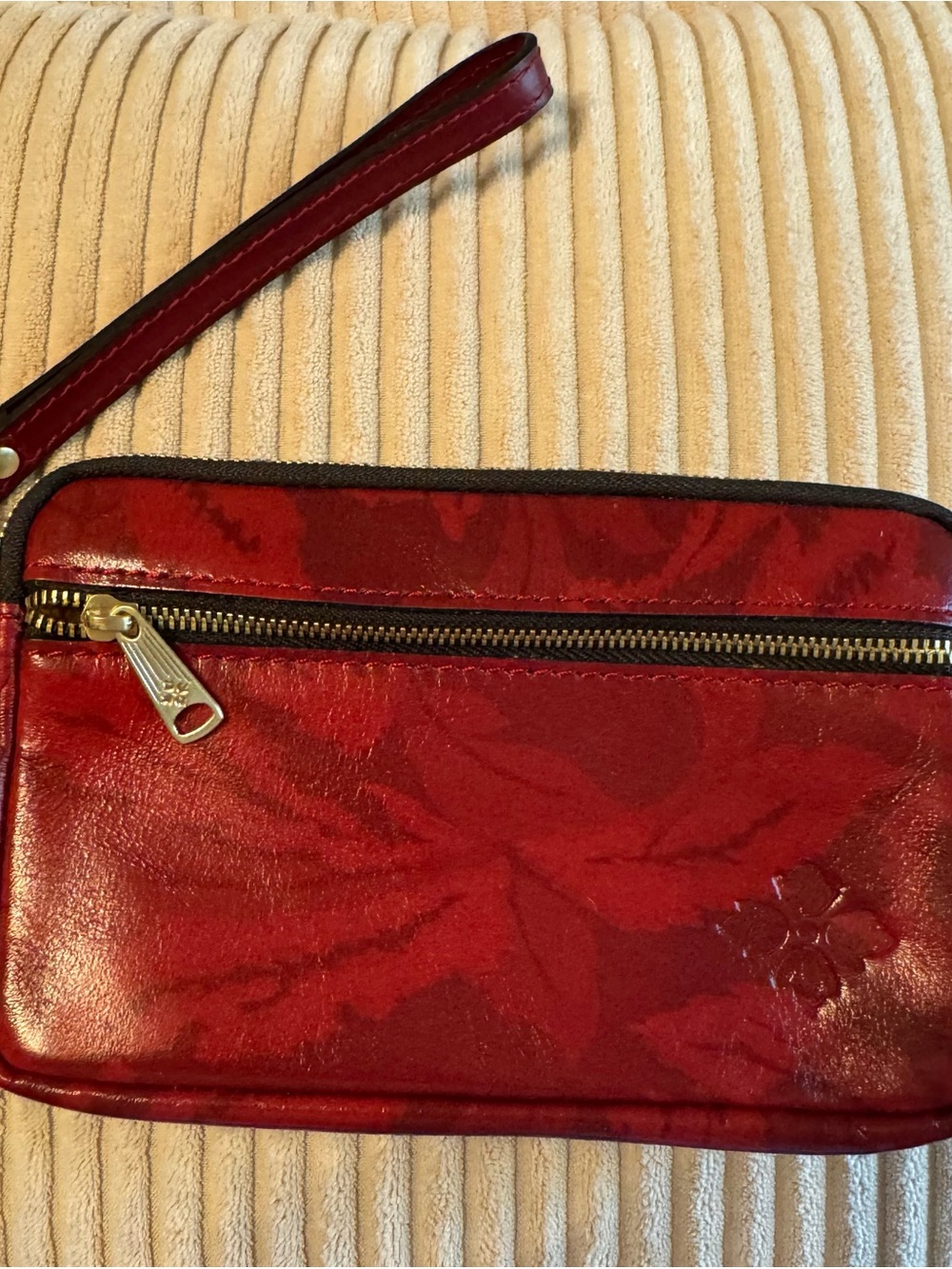 Patricia Nash Red Women’s Wristlet Clutch
